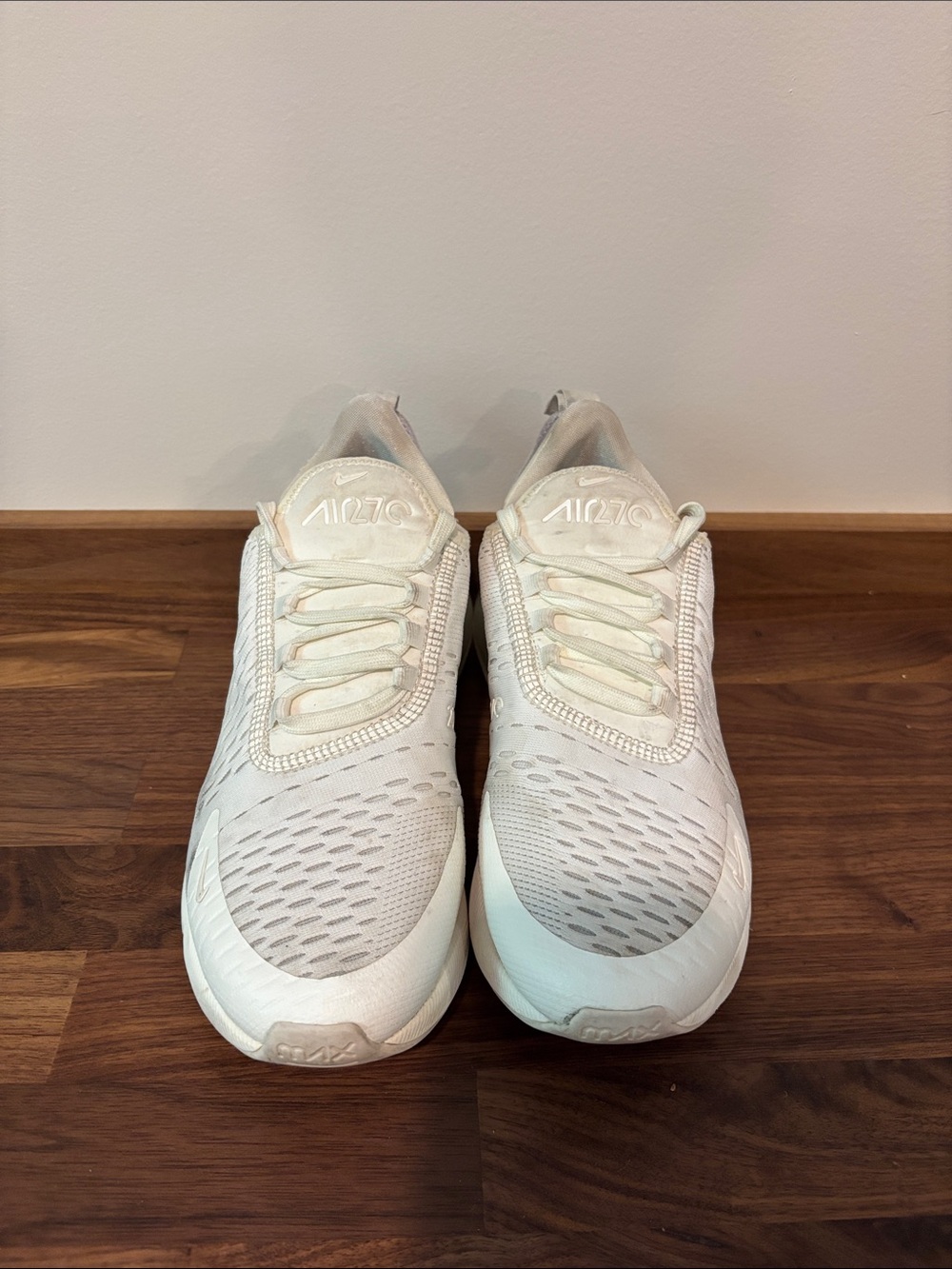 Nike Air Max 270 Purple and White Sneakers
